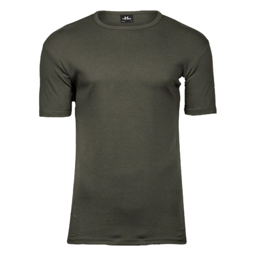 Tee Jays Mens Interlock T-Shirt / Deep Green